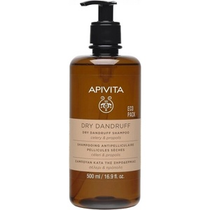 APIVITA Шампоан за сух пърхот с целина, екстракт от прополис , Apivita Dry Dandruff Shampoo Eco Pack 500ml