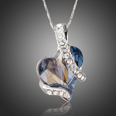 Francesca Petrucci Swarovski elements nervi srdíčko NH0195-11140206261401 Světle modrá