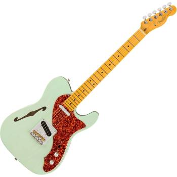 Fender FSR American Professional II Telecaster Thinline MN Transparent Surf Green Електрическа китара