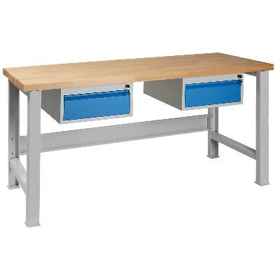 Rudeta Dílenský stůl Profi + 2x kontejner Z1 170 x 84 x 70 cm