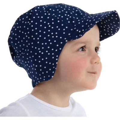 Dupeto čepice s kšiltem Modrý puntík