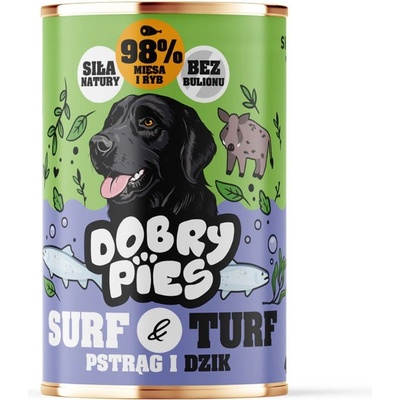 Dobry Pies Good Dog Пъстърва и дива свиня 400 г