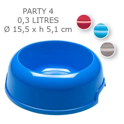 Ferplast PARTY 4, Пластмасова купа с гумички - 300 мл