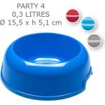 Ferplast PARTY 4, Пластмасова купа с гумички - 300 мл