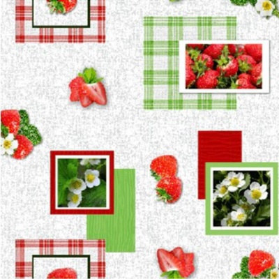 IMPOL TRADE Obrus PVC 3581553 jahody návin 20 mx140 cm