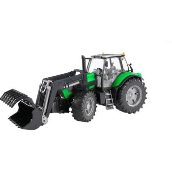 BRUDER Bruder Deutz Agrotron X720 модел трактор с кофа, зелен/черен (03081)