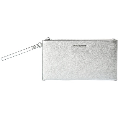 Michael Kors dámské kožené psaníčko 35F4STVW3L SILVER