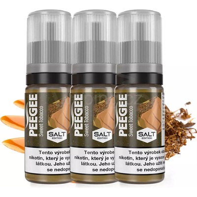 PeeGee Salt Sweet Tobacco 3 x 10 ml 10 mg
