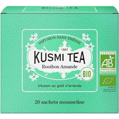 Kusmi Tea Rooibos čaj AMANDE sada 20 ks mušelínových vreciek