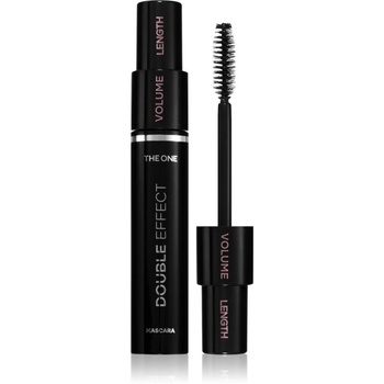 Image 1 of Oriflame The One Double Effect спирала за удъжаване, извиване и обем с четка 2 в 1 цвят Black 8ml