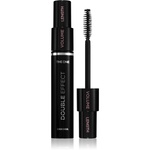 Oriflame The One Double Effect спирала за удъжаване, извиване и обем с четка 2 в 1 цвят Black 8ml
