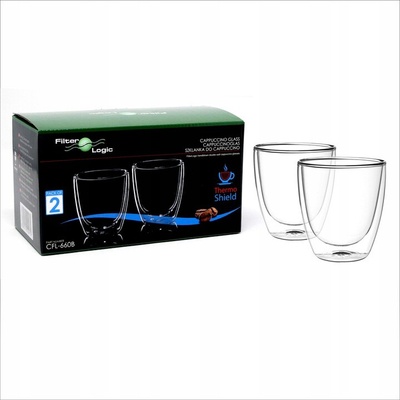 FilterLogic Filter Logic CFL 660B Cappuccino poháre na kávu 220 ml
