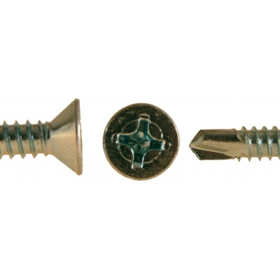 Šroub do plechu ZnB TEX, zapuštěná hlava, DIN 7504P - 3.9x16 – Hledejceny.cz