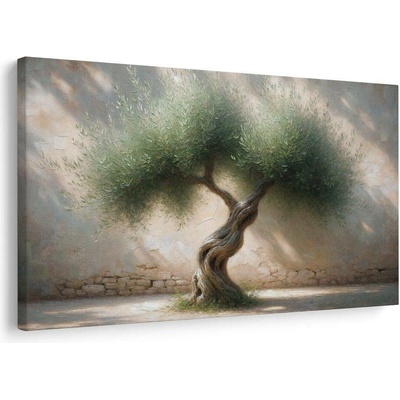 Obraz olivovník na kamenném dvoře - 60x40