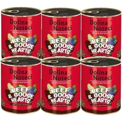 Dolina Noteci Superfood hovězí s husím srdcem 6 x 400 g