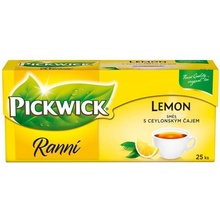 Pickwick Ranný čierny s citrónom 25 x 1,75 g