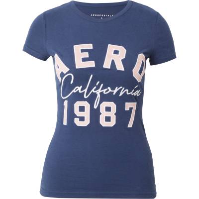 AÉropostale Тениска 'california 1987' синьо, размер xl