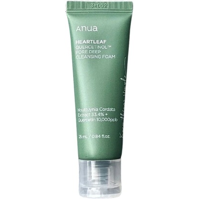 Anua Heartleaf Quercetinol Pore Deep Cleansing Foam MINI - Почистваща пяна с кверцетинол MINI 25мл