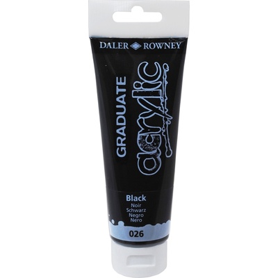 Daler-Rowney Graduate АКРИЛНА боя Black 120 ml 1 бр (123120026)