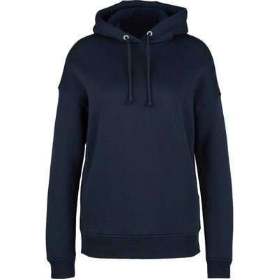 Stoic Дамски вълнен пуловер Stoic Women's MerinoFlatFleece240 SolbergSt. Hoody Merino hoodie - Dark Navy - размер XS (105-6705-0111)
