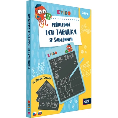 Albi Kvído Průhledná LCD tabulka se šablonami