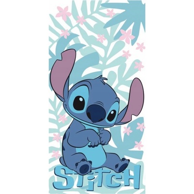 Jerry Fabrics Bavlnená osuška 70 x 140 cm Lilo and Stitch Palm Leaves