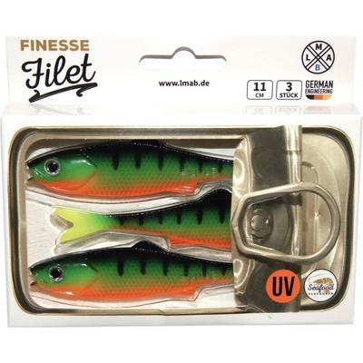 LMAB Finesse Filet 15cm Firetiger 3ks