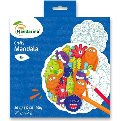Avenue Mandarine Umělecké omalovánky příšerky