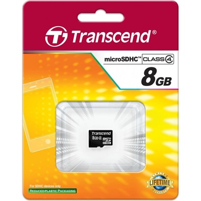 Transcend microSDHC 8GB class 4 TS8GUSDC4