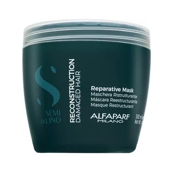 ALFAPARF Milano Semi Di Lino Reconstruction Reparative Mask подхранваща маска За увредена коса 500 ml