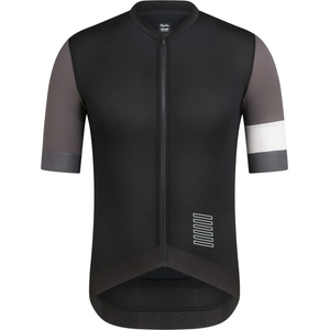 Rapha Мъжка фланелка с къс ръкав за колоездене Rapha Pro Team Training Jersey Cycling jersey - Black / Carbon Grey (056-4403-0113)