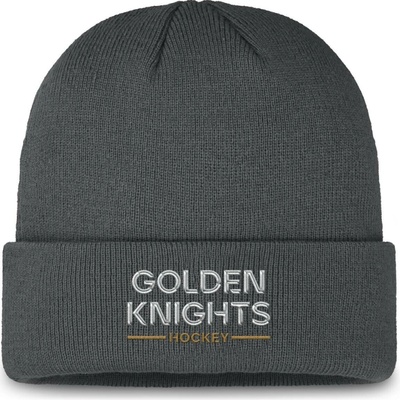Fanatics Pánská zimní čepice Vegas Golden Knights NHL Authentic Pro A/Cap Cuffed beanie
