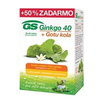 GS Ginkgo 40 + Gotu kola 80+40 tabliet