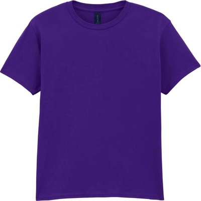 Gildan Dětské bavlněné tričko Softstyle purpurová