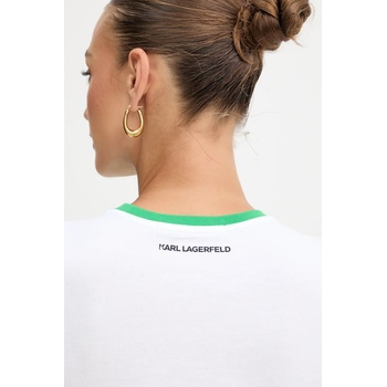 Karl Lagerfeld Памучна тениска Karl Lagerfeld IKON (B1W17040)