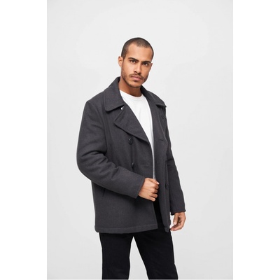 Brandit kabát Pea Coat anthracite – Zboží Dáma