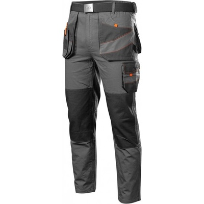 Neo Tools 81-325 pánské montérky s opaskem černo-šedé