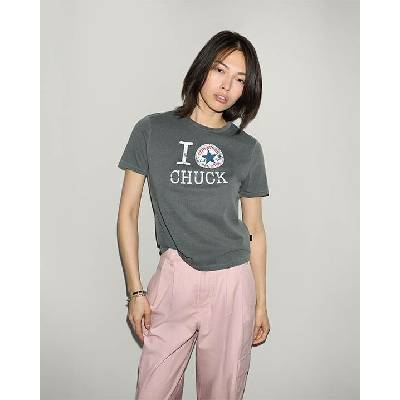 Converse I Love Chuck T-Shirt CVW6T540 BLK Black