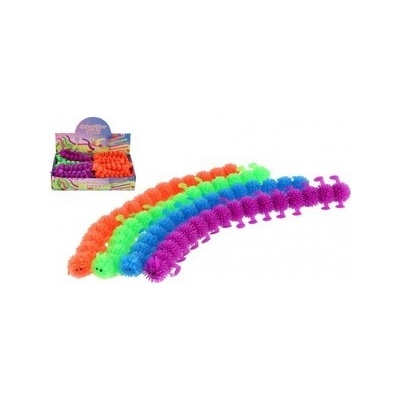 Teddies Housenka mačkací antistresová silikon 24cm
