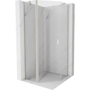 Mexen Mist петстенна душ кабина с отваряеми врати 100 x 100 см, прозрачна, (8A8-100-100-97-00)