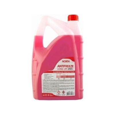 NORTH Антифриз north long life s12+ Червен -74c 5l (north long life s12+ Червен -74°c 5l)