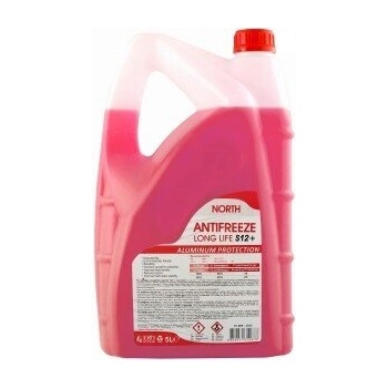 NORTH Антифриз north long life s12+ Червен -74c 5l (north long life s12+ Червен -74°c 5l)
