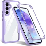 Techsuit Калъф за Samsung Galaxy A35 5G + Протектор - ColorVerse 360 Series - Лилав
