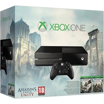 Microsoft Xbox One 500GB + Assassin's Creed Unity + Black Flag
