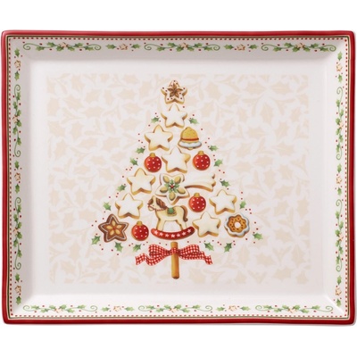 Villeroy & Boch Winter Bakery Delight hranatý koláčový podnos 27x22,5 cm