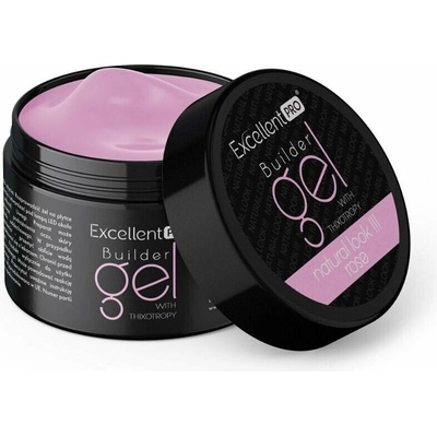Cosmetics Zone Vynikající PRO builder gel s tixotropií, přírodní vzhled, růžový 50g