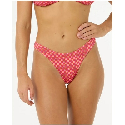 Rip Curl Shell Cove High Leg Cheeky Red