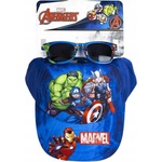 Cerda Детски комплект Cerda - Avengers, шапка и слънчеви очила, 53 cm (2200010461) - baby