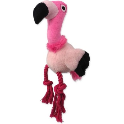Dog Fantasy Играчка Dog Fantasy Silent Squeak фламинго розово 27см