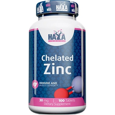 Haya Labs Zinc Bisglycinate, 30 mg, 100 таблетки, Haya Labs